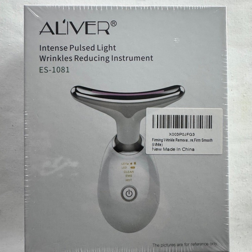 ALIVER IPL Wrinkle Reducing Instrument ES-1081 White Firming Skin Care Device